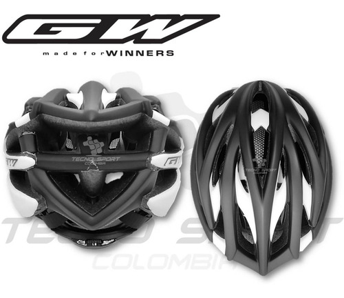 Casco Gw Elite Ciclismo Ruta Bicicleta Ajustable Patinaje
