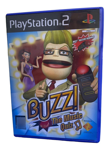 Jogo Buzz! : The Music Quiz Ps2 Europeu Leia A Descrição!