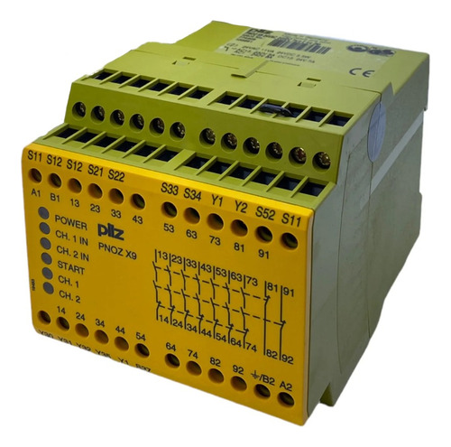 Relevador De Seguridad Pnoz X9 24vac 24vdc Pilz 774609