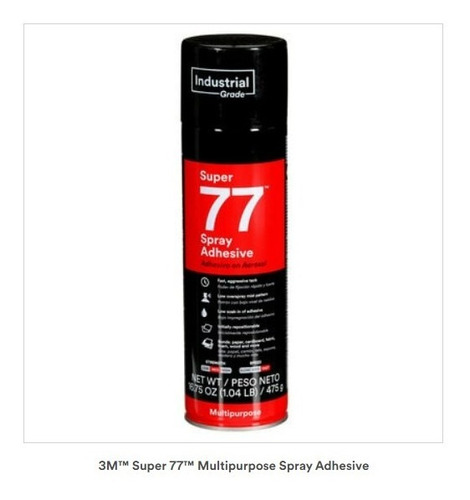 3m Adhesivo Spray Multiproposito Super 77 (467 Gramos)