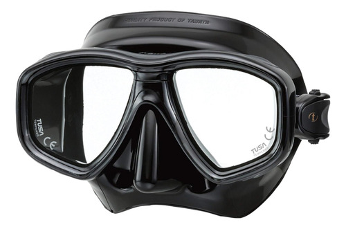 Máscara De Buceo Tusa M-212 Freedom Ceos, Color Negro/negro
