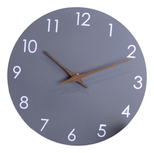 Reloj De Pared Decoración Artística De Pared Reloj De Gris