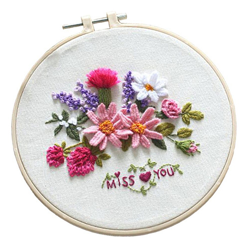 2pcs Kit De Floral Kits De Agujas De De Tela De