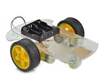Comprar Chasis De Robot 2wd Acrilico Con Motores Dc Emakers