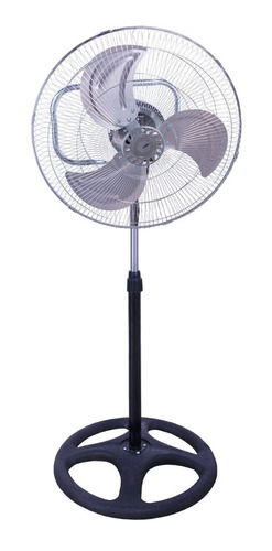 Imagen 1 de 5 de Ventilador Gutstark 3 en 1 con 3 aspas color plateado, 18" de diámetro