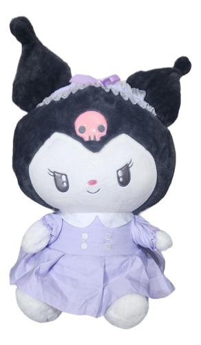 Peluche My Melody  Kuromi Gigante Vestido Lila 50 Cm