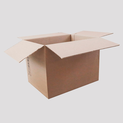 Cajas De Carton 25x20x10 Reforzadas. Pack De 60 Unidades