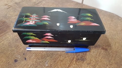 Porta Joias Antigo Com Caixa De Música Estilo Japonês