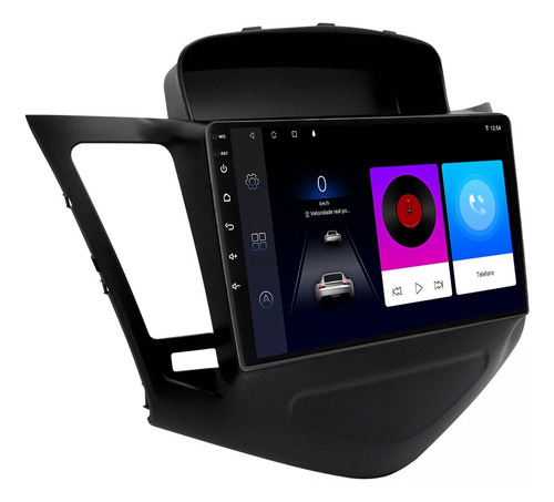 Multimidia Cruze 12/16 9p Adak G2 Android Carplay 2gb 64gb