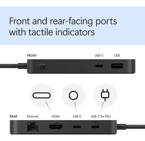 Microsoft Surface Dock Usb4 Para Surface Pro - Go - Laptop