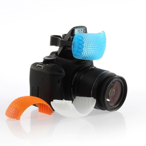 1 Difusor Para Flash Montado En Cámara Fotografia 3 Domos
