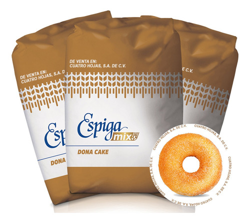 Harina Para Dona Cake Espiga Mix 60 Kg.