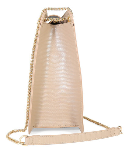 Bolsa de pele de animal Cloe Large Look para mulheres, cor marrom