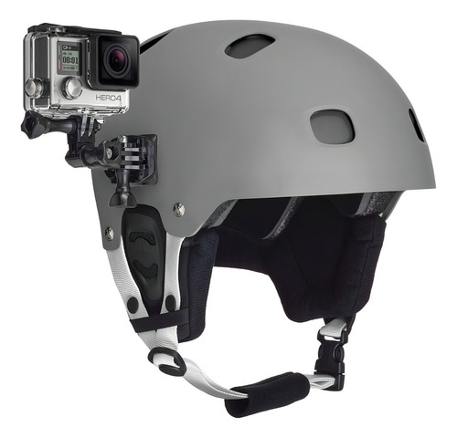 Base Adaptador Casco Moto Kit Lateral Gopro Cámara Acción