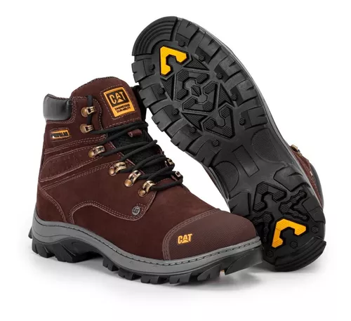 Bota Coturno Caterpillar Couro Legitimo Qualidade Premium cod. X3 - Devita  Store