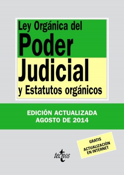 Libro Ley Orgánica Del Poder Judicial 2014de Vvaa