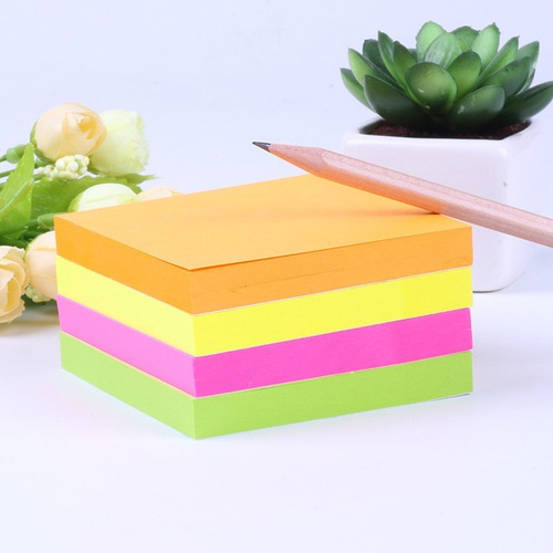 Deli 9085 - Papel Para Notas (100 Hojas, 76 X 76 Mm), Color