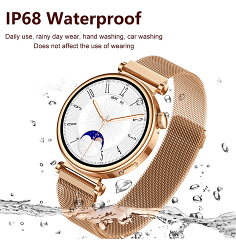 Reloj Inteligente Amoled Screen Gt4 Mini 41 Mm Para Mujer Nf