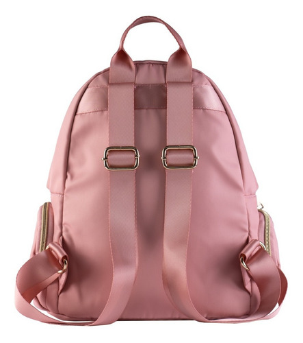 Mochilas Mujer Juveniles, Backpack Tipo Bolsa Dama Luckyly Color Rosa
