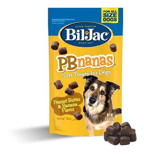 Snack Perro - Bil Jac Pb Nanas Treats 113gr