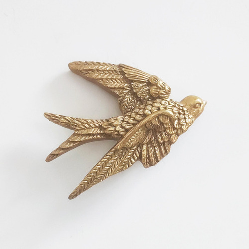 Escultura De Pared De Golondrina, Figura De 10cmx12cmx3cm