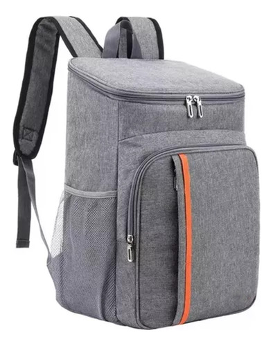 Mochila Hielera Térmica Portatil Con Carga Usb Celular 42cm