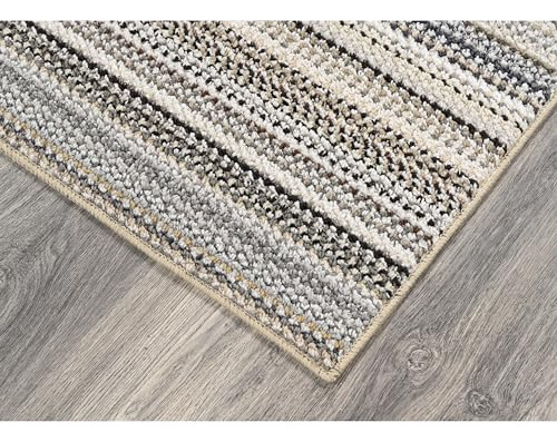 Alfombra Moderna Resistente A Manchas 120 X 180 Cm