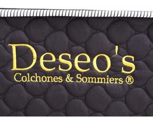 Imagen 4 de 7 de Sommier 2 Plazas Resorte Deseos Doble Pillow Gtia 5 Años