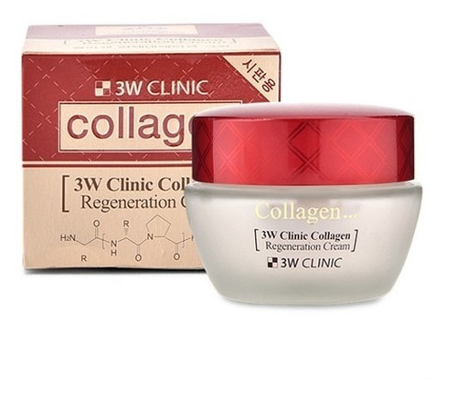Crema Hidratante Facial De Colageno 3w Clinic Coreana