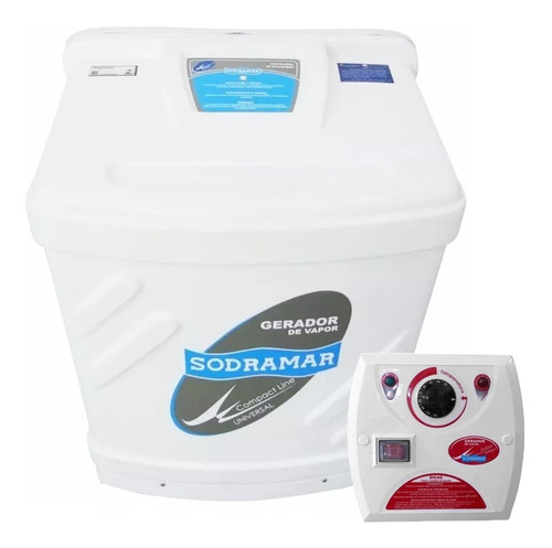 Kit Gerador De Vapor Para Saunas 10m³ Comando Analogico 9kw