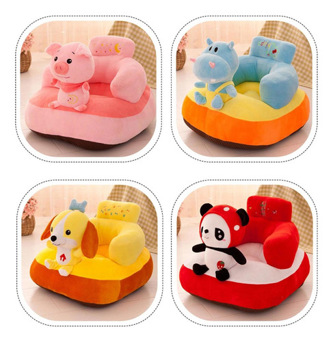 M Asiento For Niños Funda De Asiento De Sofá Suave Oso