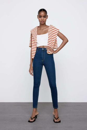 Jeans Dama Zara Alto High Rise 