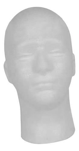 3 Cabeza De Peluca De Espuma Masculina, Modelo De