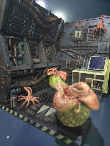 Maqueta Alien Para Neca O Figuras Similares. Escala 1/10
