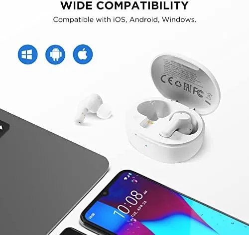 Auriculares Htc True Wireless 1 Bluetooth 5.1 Con Estuche De