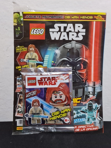 Lego Star Wars Revista Magazine Con Figura Obi-wan Kenobi 