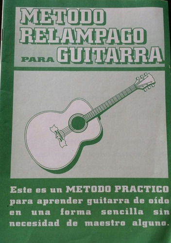 Imagen 1 de 3 de Método Relámpago De Guitarra