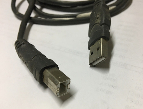 Cable 1.7 Mt Usb A Macho  -  Usb B 