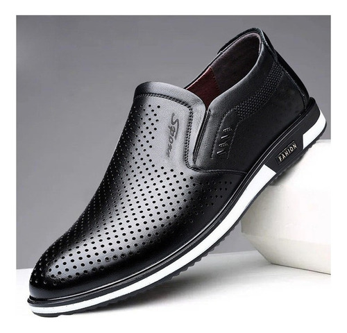 Zapatos De Cuero Para Hombre De Talla Grande, Suela Suave, C