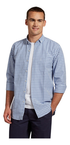 Camisa Devré Casual A Cuadros Azul Hombre 42d000298001