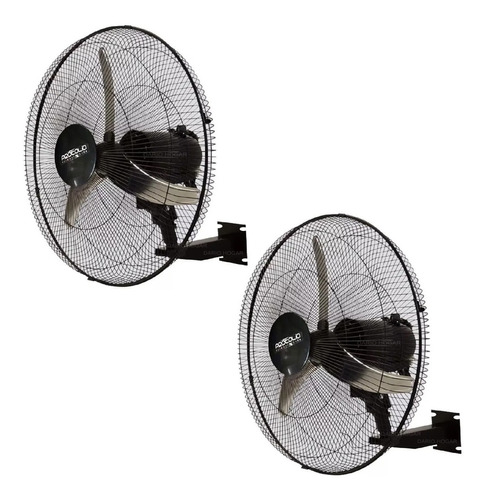 2 Ventilador Pared 20  100w Motor Potenciado ¡ Gtia 3 Años !