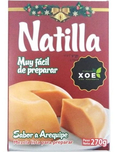 Mezcla Lista Para Prepara Natilla Arequipe 270 Grs X 4 Cajas