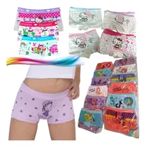 Comprar Pack De 12 Boxer Nena Algodón Lycra Ropa Interior Niñas