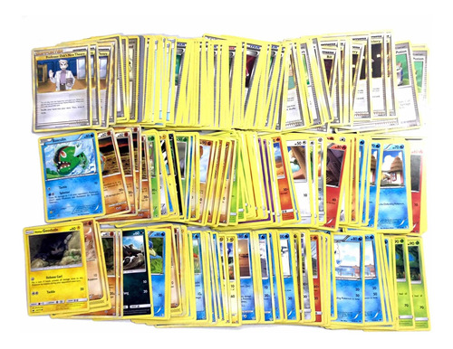 Lote 200 Pokemon Trading Cards Tcg Originales