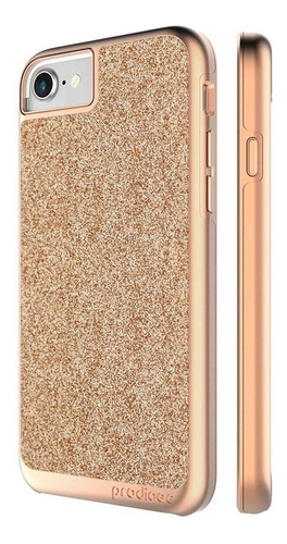 . Funda Prodigee Sparkle Para iPhone SE iPhone 8 Rosa Dorado