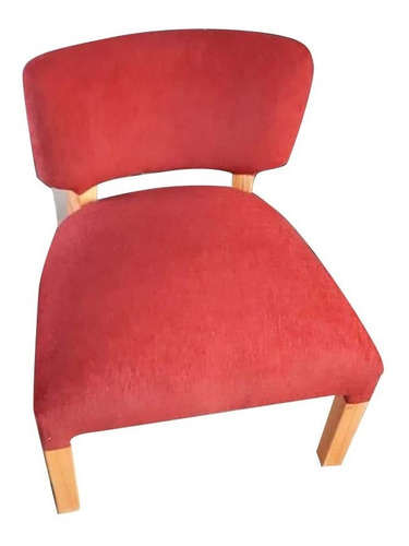 Silla Matera Poltrona Vestida En Chenille, H/9 Ctas Sin Int.