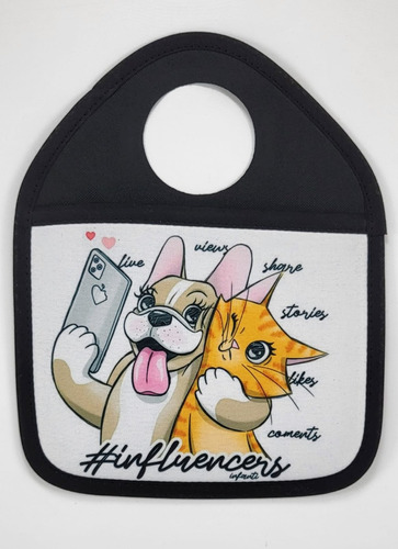 Bolsa Organizadora Basura Neoprene Auto Cat-dog Influencers