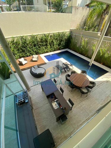 Imagem 18 de 24 de Belíssima Casa No Residencial 11 - Venda - Semi Mobiliada - Moderna-a/c:535,00m², A/t:500,00m², 05 Dorms (04 Suítes) - 907
