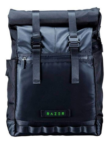 Mochila Razer Recon 15 Laptop P/viajes Militar Color Negro Diseño de la tela Liso