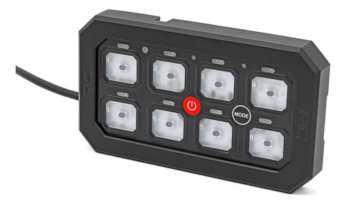 Panel Switch Botonera Led Rgb Estrobo Multifuncion Universal